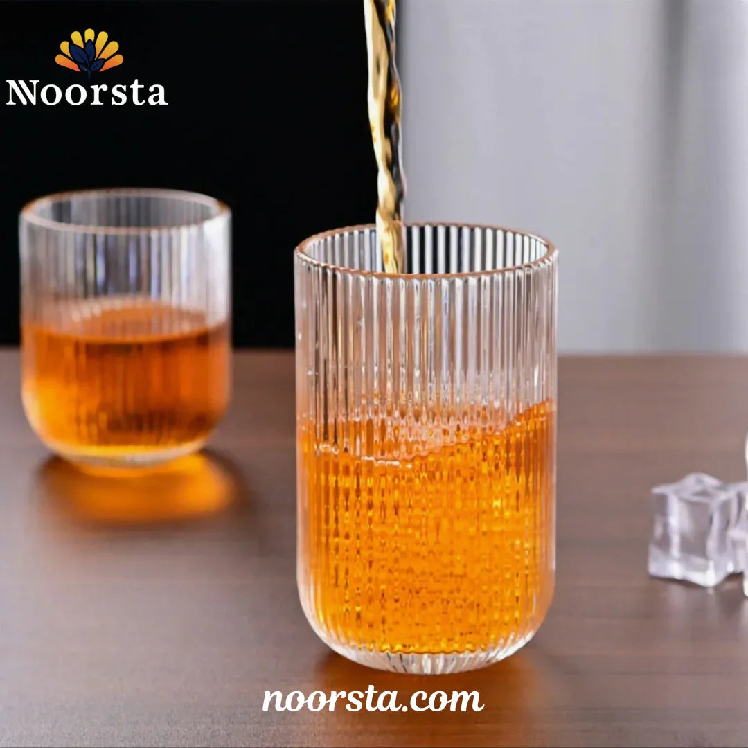 Origami Ripple Glass Set