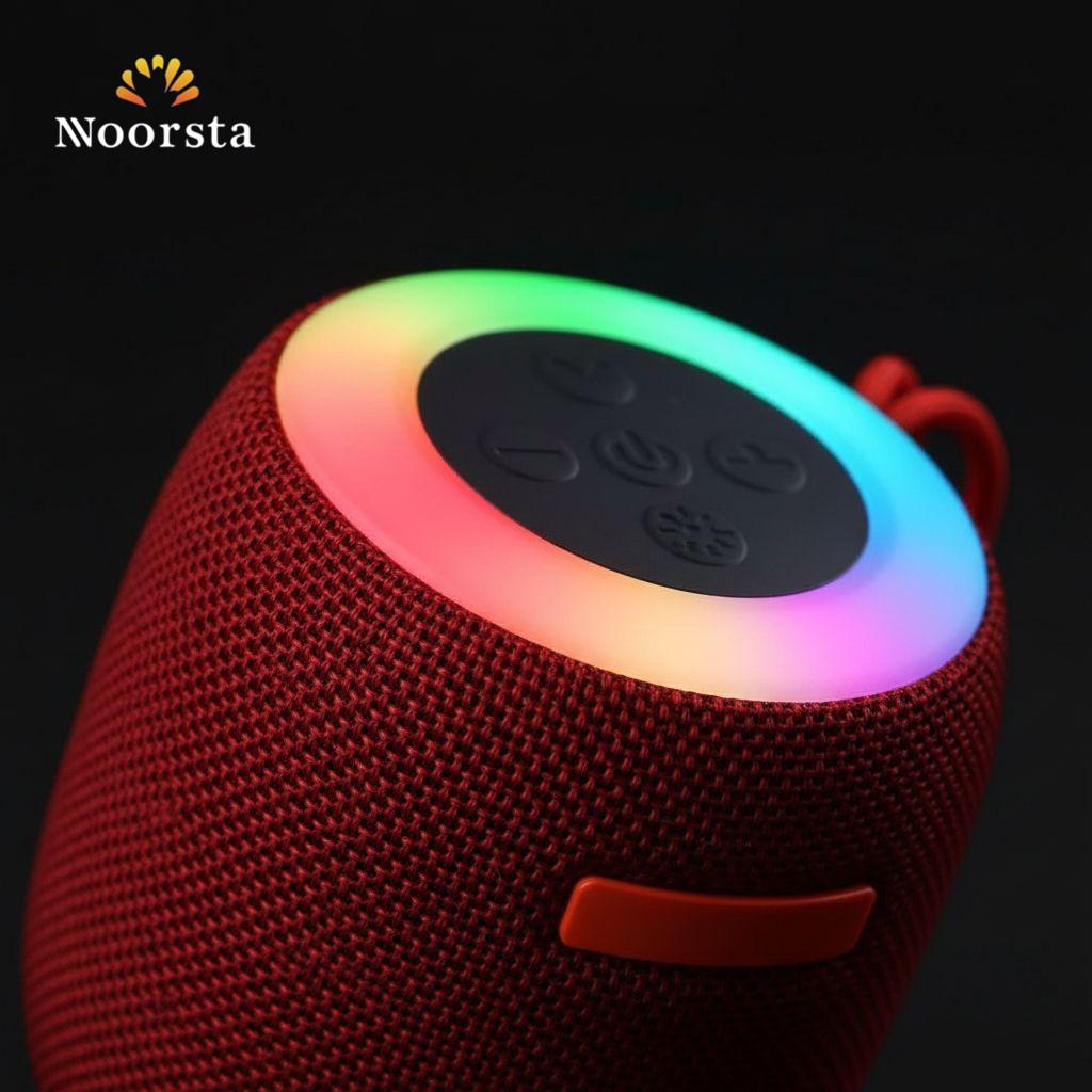 صب بلوتوث رعد بصوت مجسم وإضاءة ملونة - Modern XERTMT Portable Bluetooth Speaker with RGB LED - Noorsta