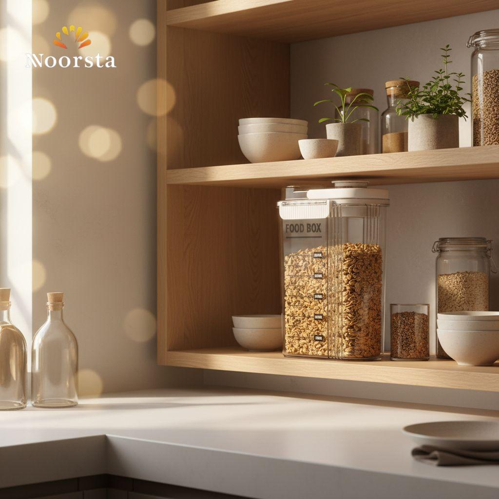Lumina Clear Airtight Storage Container with Pouring Handle