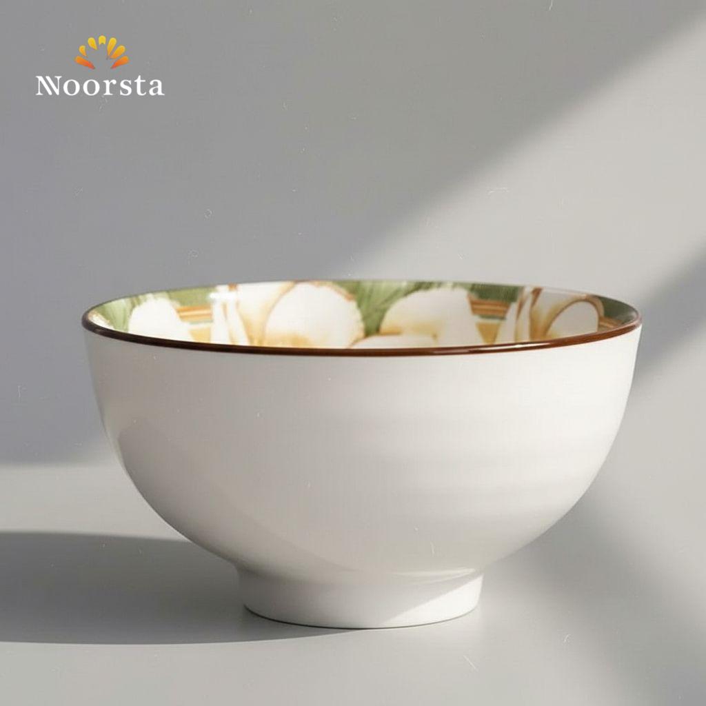 طقم بولات بورسلين أندلسي 6 قطع لجهاز العروسة - Authentic Andalusian Porcelain 6-Piece Bowl Set - Noorsta
