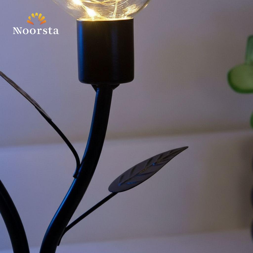 أباجورة ديكور مودرن بتصميم عصافير - Modern Twin Bird Glass Table Lamp - Noorsta
