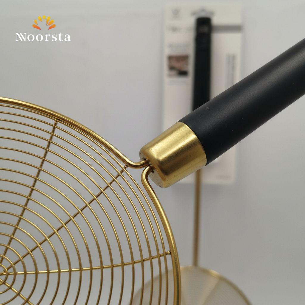 Royal Gold Stainless Steel Spider Skimmer with Matte Black Handle