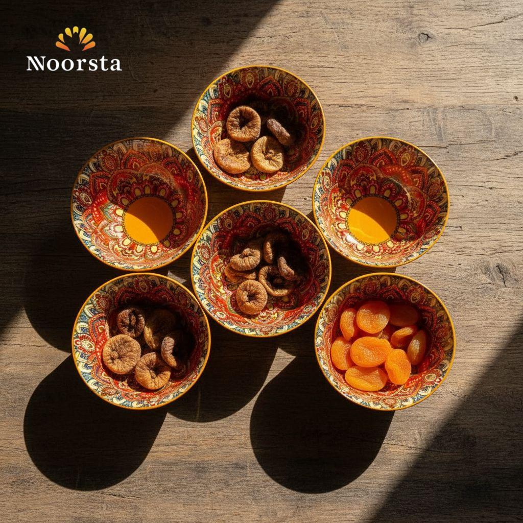 Bohemian Sunset Mandala Ceramic Serving Bowls