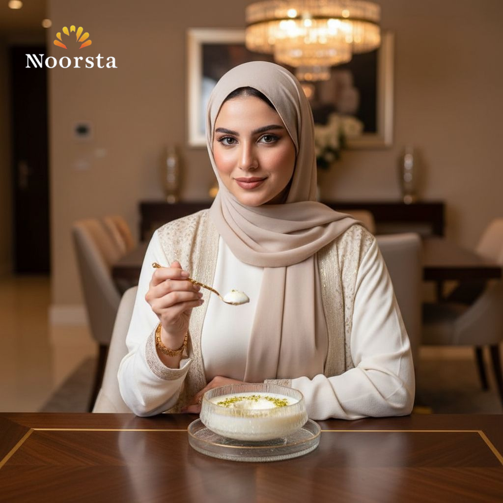 طقم خشاف زجاجي شيك لتقديم الحلويات - Elegant Textured Glass Dessert Bowl Set - Noorsta