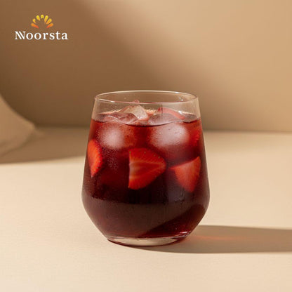 طقم أكواب لومينا الكريستالية بتصميم الماسة - 365 مل