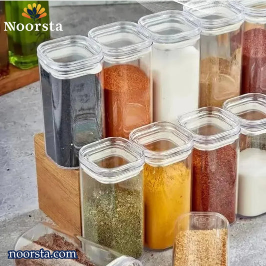 CrystalClear Spice Jar Set