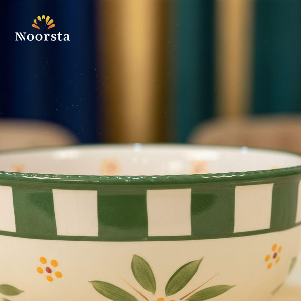 بولة سيراميك جامبو للعزومات وجهاز العروسة - Authentic Temptation Jumbo Ceramic Serving Bowl - Noorsta
