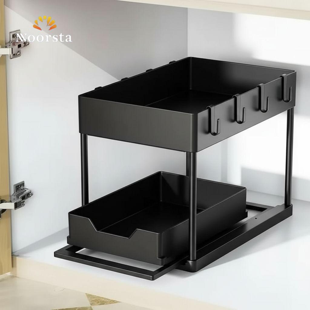 The Onyx Sliding Under-Sink Organizer | Heavy-Duty Storage System