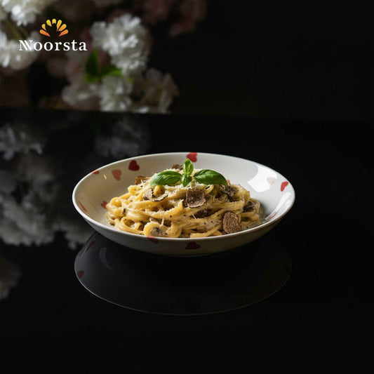 Amour Heart Porcelain Deep Plate set