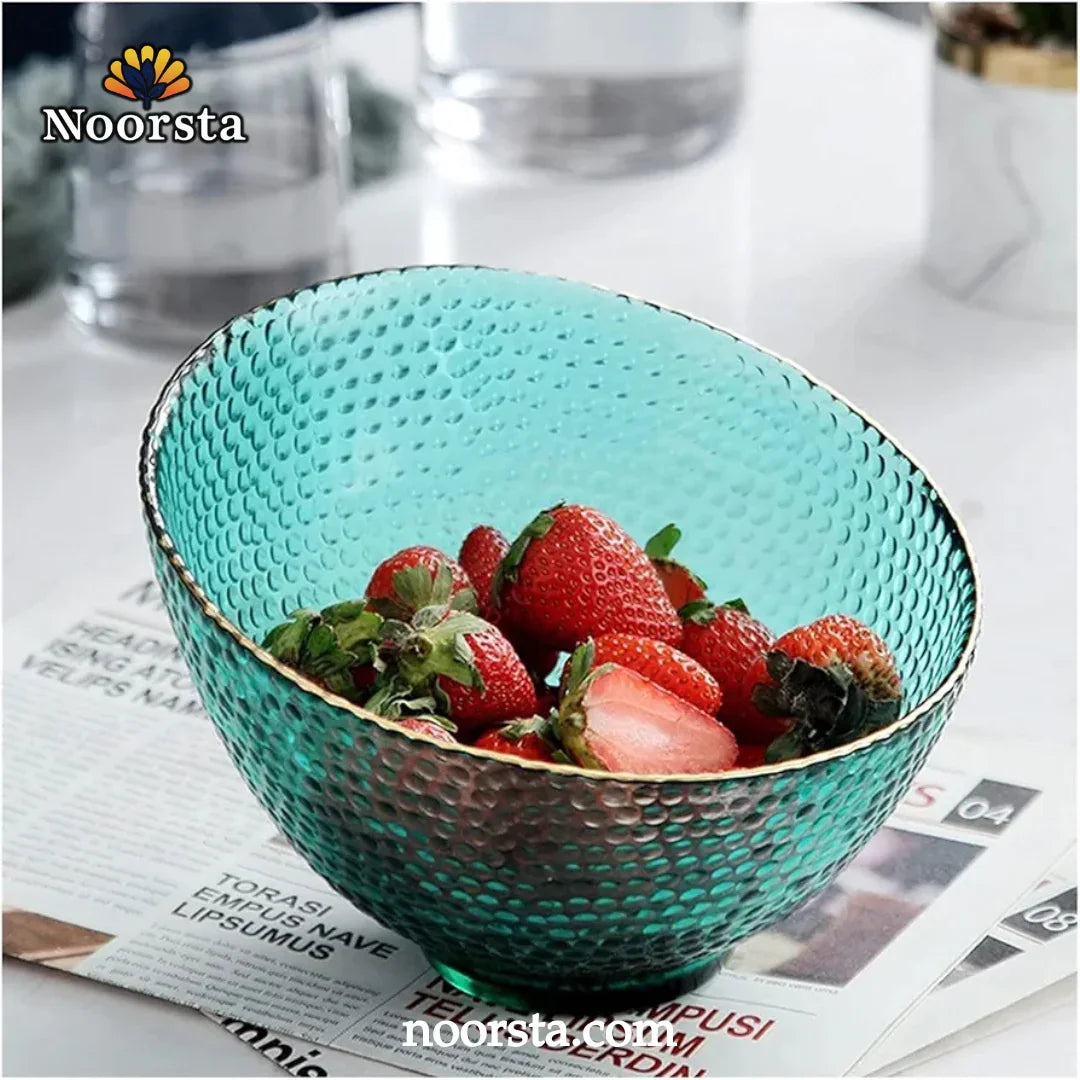 Exquisite Glass Fruit Bowl Set