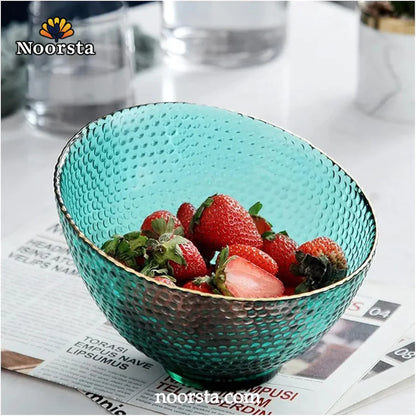 Exquisite Glass Fruit Bowl Set