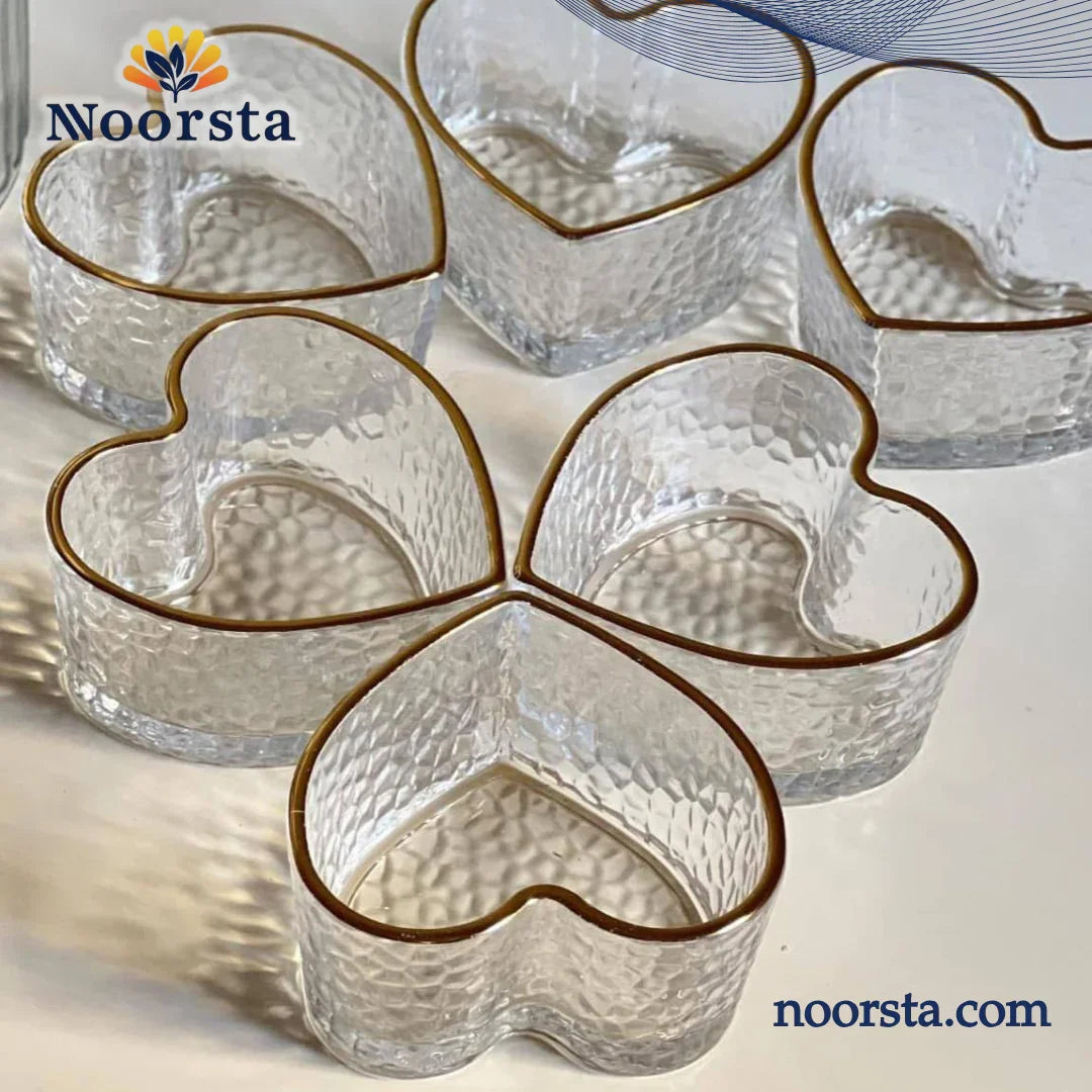 Heart-Shaped Serving Set