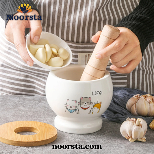 Ceramic Mortar & Pestle