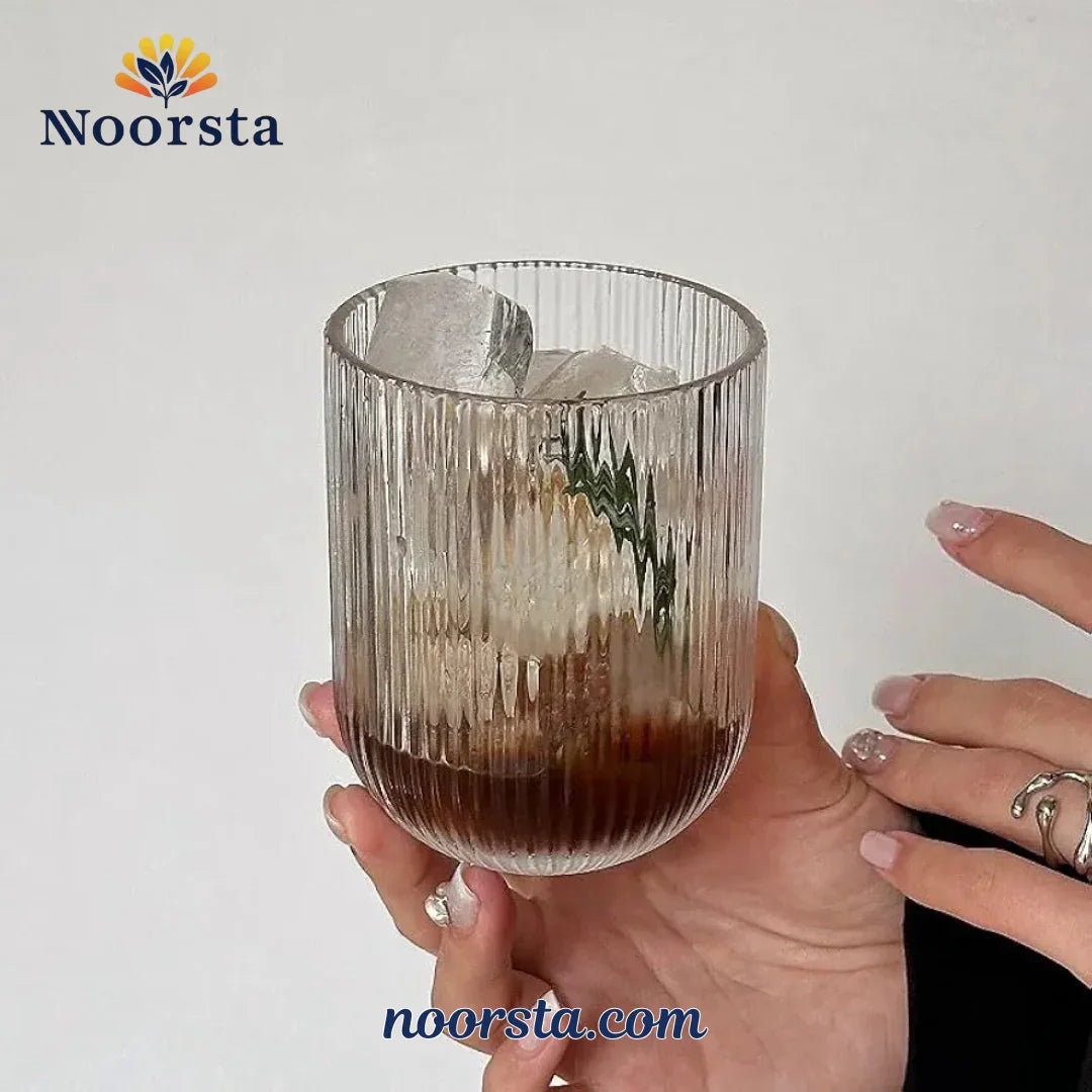 Origami Ripple Glass Set