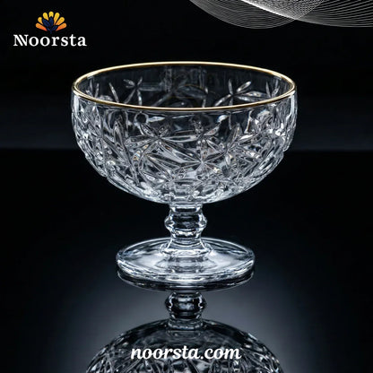 Royal Starburst Footed Dessert Set