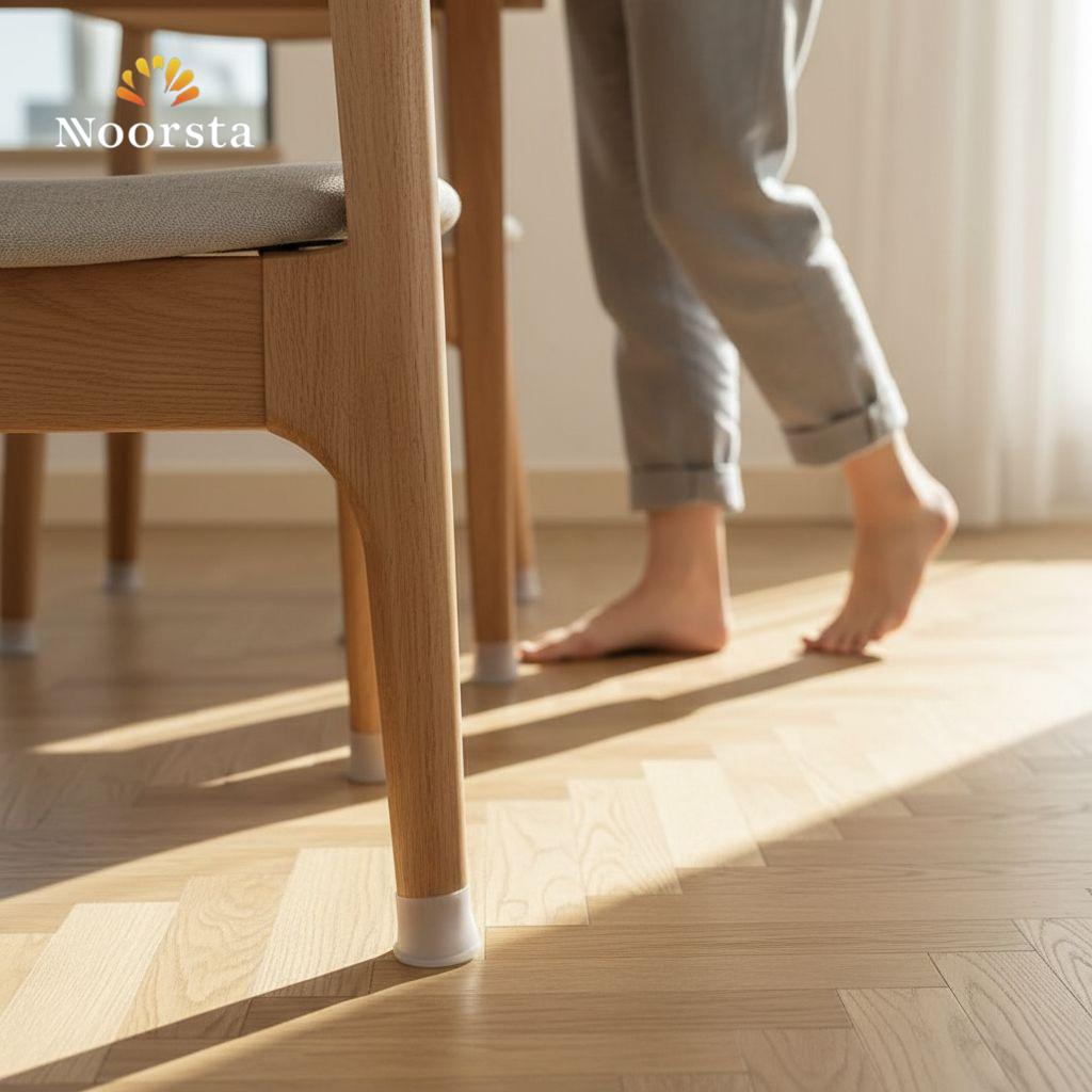 أغطية سايلنت جارد™ لحماية أرجل الأثاث والأرضيات - سيليكون مرن