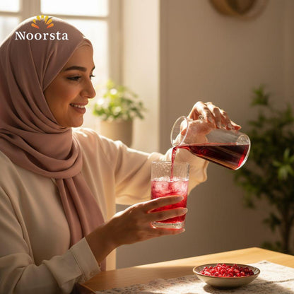 كوب زجاجي كريستالي بنقش المطرقة الفاخر