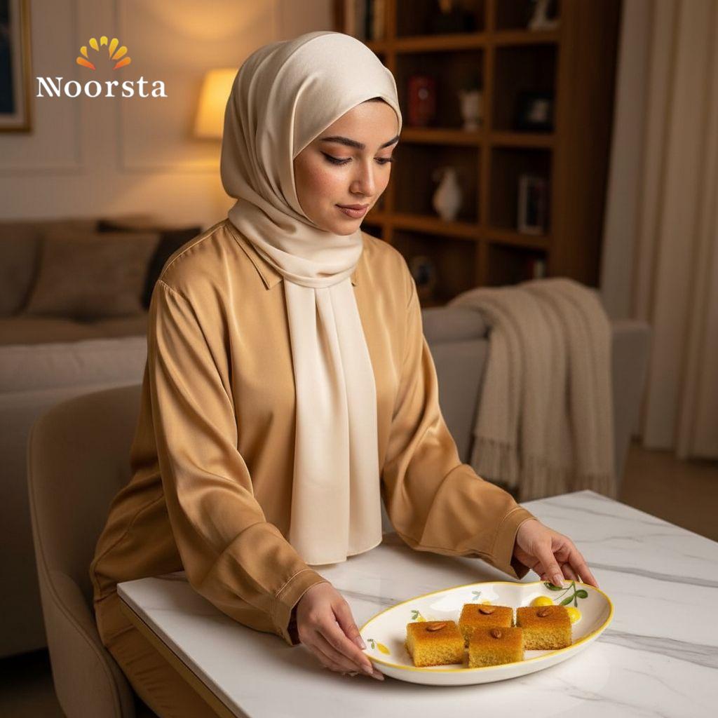 سيرفيس تقديم بورسلين شيك شكل ليمون لعزوماتك - Chic Embossed Lemon Porcelain Serving Platter - Noorsta