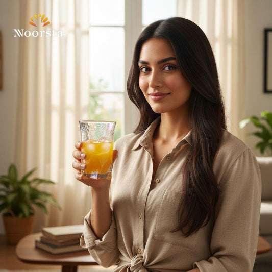 Aurora Glacier Textured Glass Tumbler - Iridescent Finish