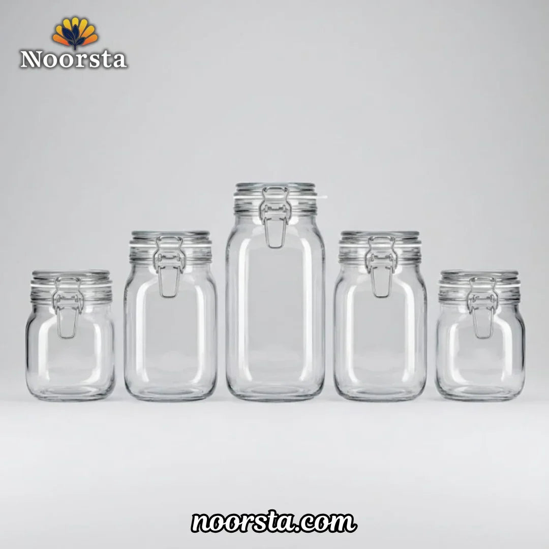 Crystal Seal Clamp Jar Set (5 Pieces)