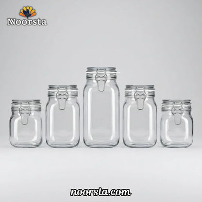 Crystal Seal Clamp Jar Set (5 Pieces)