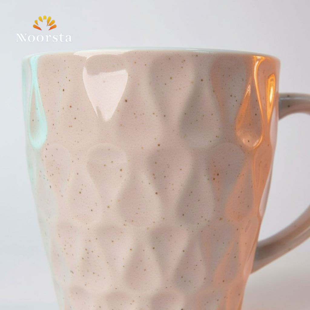 طقم مجات بورسلين باستيل 4 قطع - Modern Pastel Porcelain Mug Set 4 Pieces - Noorsta