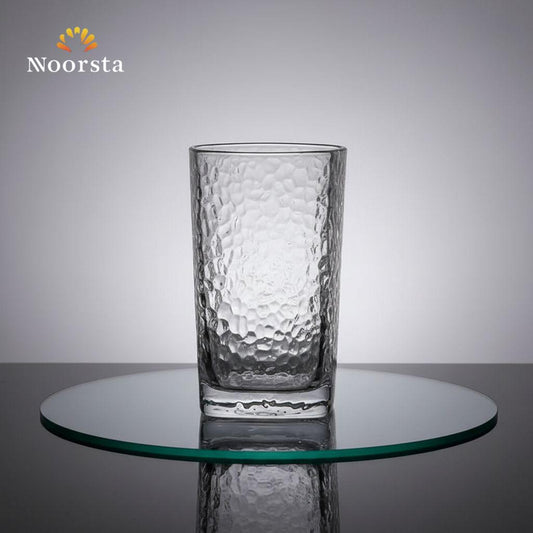 كوب زجاجي كريستالي بنقش المطرقة الفاخر