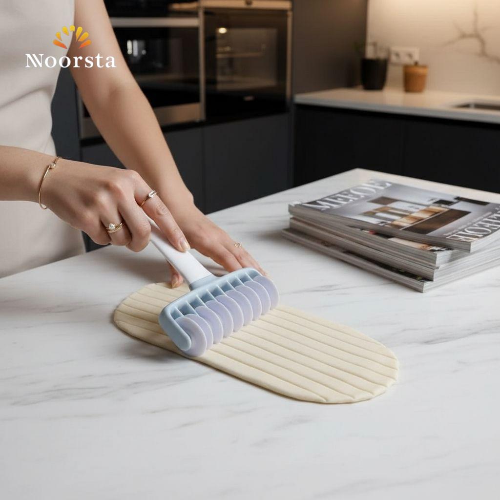 رولة تقطيع العجين والمعجنات متعددة العجلات - Precision Multi-Wheel Pastry Cutter - Noorsta