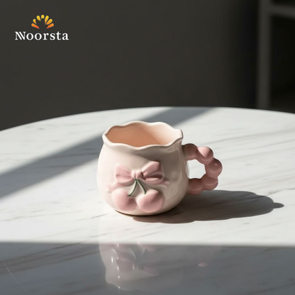 مج بورسيلين شيك بتصميم الكريز - Chic Porcelain Cherry Mug - Noorsta