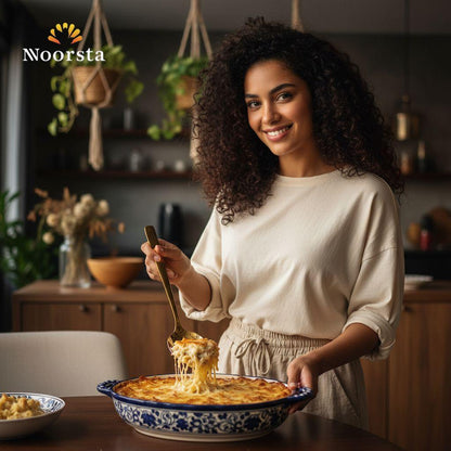 معلقة تقديم دهبي شيك للعزومات - Elegant Large Gold Serving Spoon for Buffets - Noorsta
