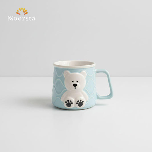 Whimsical Teddy 3D Relief Ceramic Mug Collection