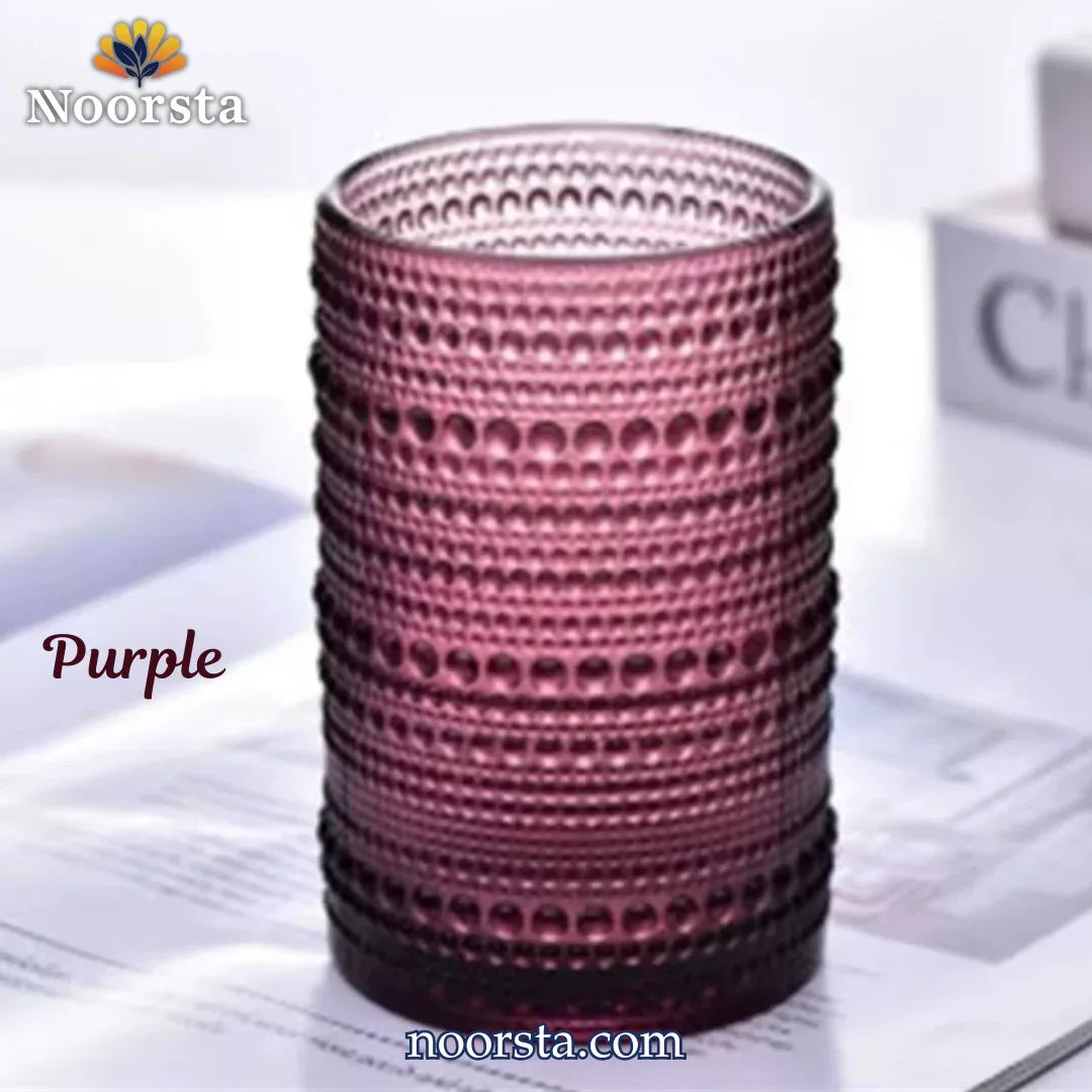 Retro Embossed Glassware Set