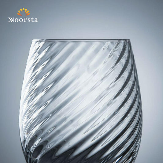Noorsta Crystal Swirl Glass Tumbler Set - 3 Pieces
