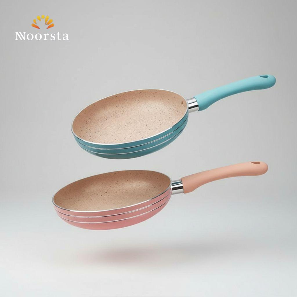 Noorsta Petite Granite Chef's Skillet - 16cm Mini Non-Stick Egg Pan