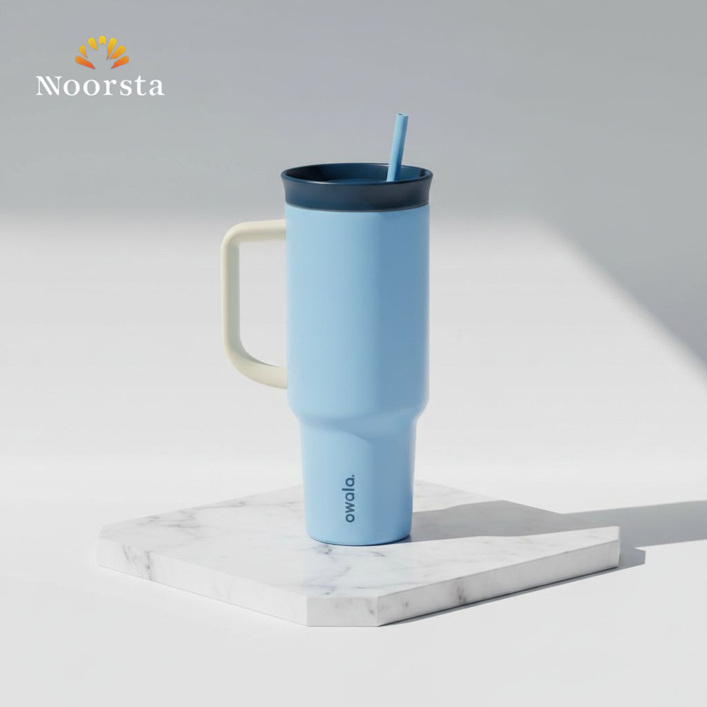 مج حراري أوالا كبير بألوان تخطف العين - Premium Owala Style 1185ml Thermal Tumbler - Noorsta