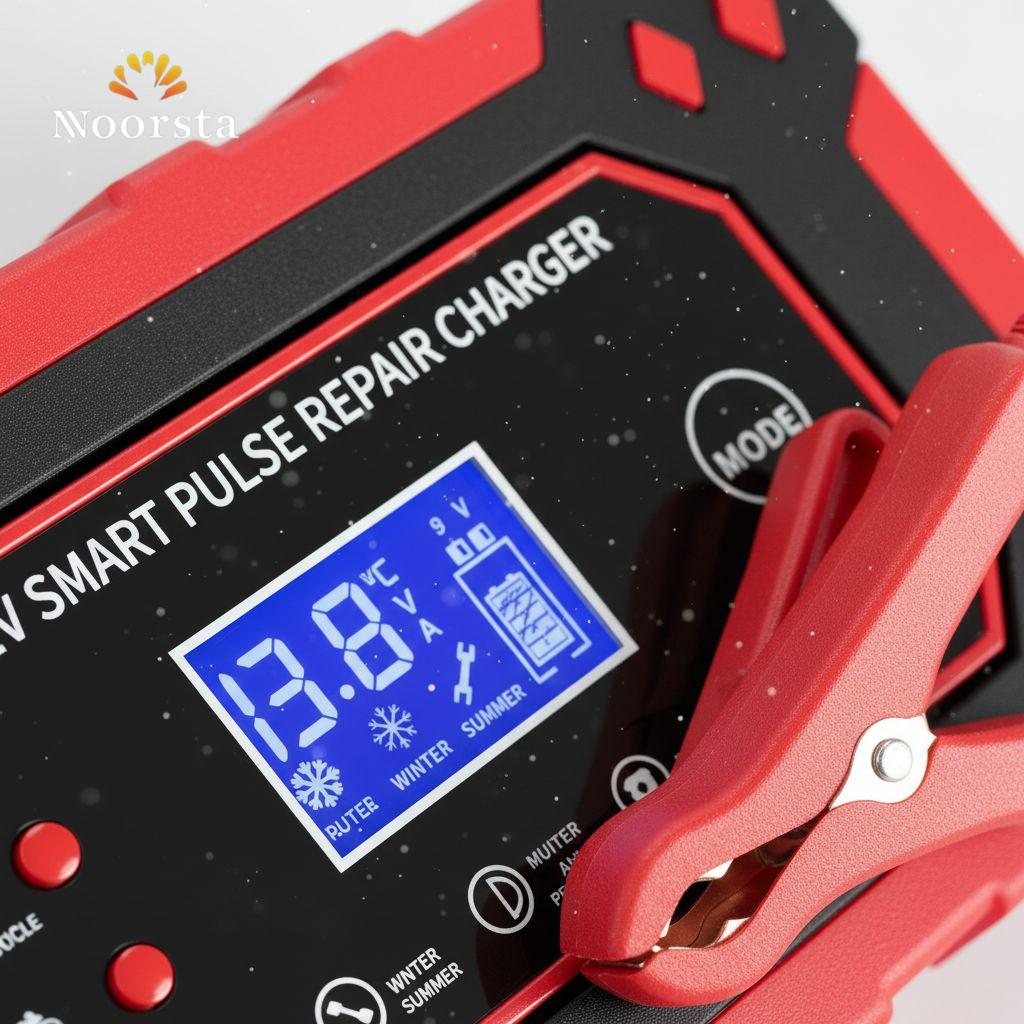 شاحن بطارية ذكي ومصلح للسيارات - Advanced 12V Smart Battery Charger - Noorsta