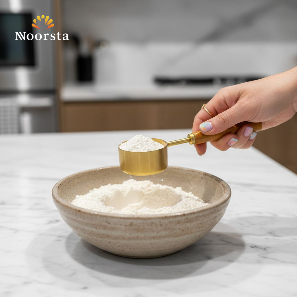 طقم معايير مطبخ استيل دهبي 3 قطع - Premium Gold Stainless Steel 3-Piece Measuring Set - Noorsta