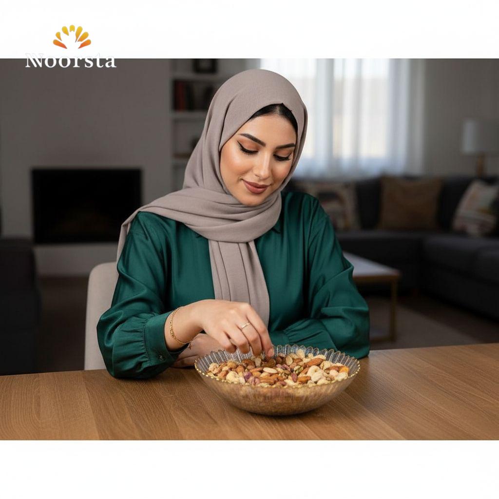 بولة زجاج حراري شيك جدا بحرف دهبي للتقديم والعزومات - Elegant heat-resistant clear glass serving bowl with gold rim - Noorsta