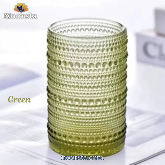 Retro Embossed Glassware Set