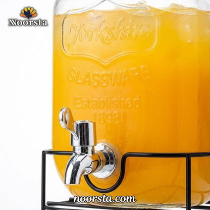 Modern Ribbed Crystal Dispenser Collection