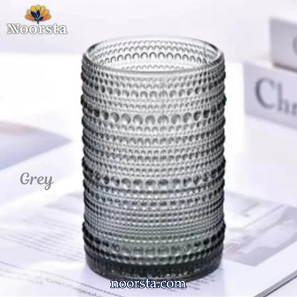 Retro Embossed Glassware Set