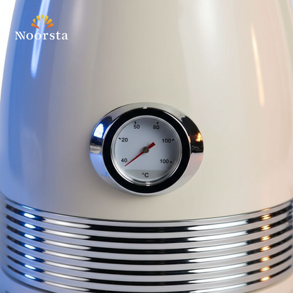 كاتيل إيدن شيك بمؤشر حرارة سعة 2 لتر - Retro-Chic Eden Electric Kettle with Temperature Gauge 2 Liters - Noorsta