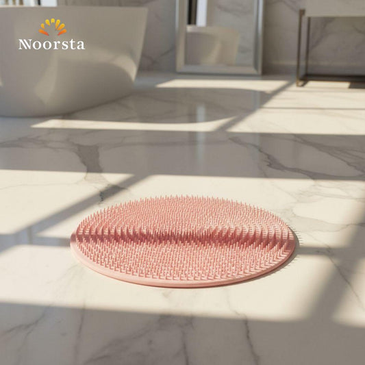 بادة جل سيليكون لتدليك القدم وتنظيف الجسم - Premium Silicone Foot Scrubber & Body Massage Mat - Noorsta