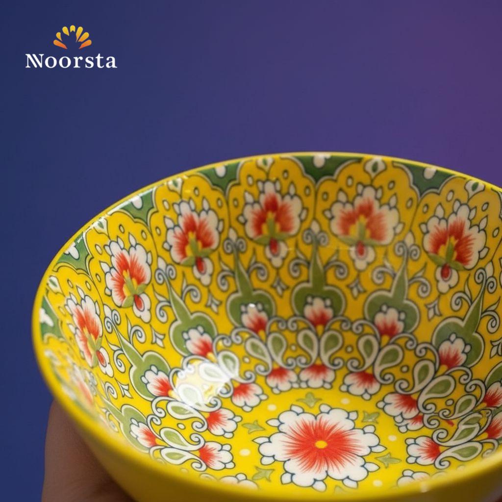 بولة بورسلين أندلسي لتقديم الشوربة والسلطة - Authentic Andalusian Porcelain Soup and Salad Bowl - Noorsta