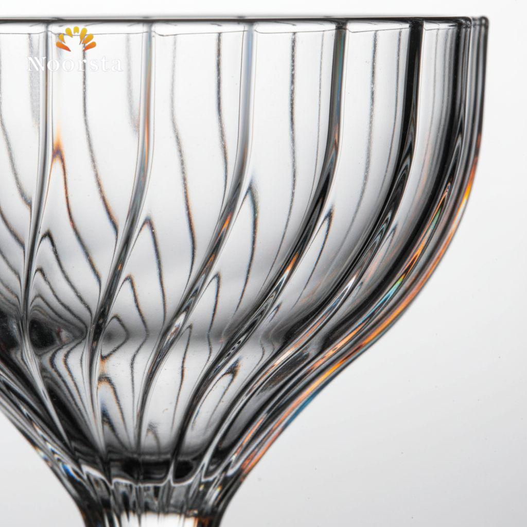 طقم كاسات ايس كريم وحلويات باساباتشي تركي شيك جدا - Authentic Turkish Pasabahce Glass Dessert Bowl Set - Noorsta