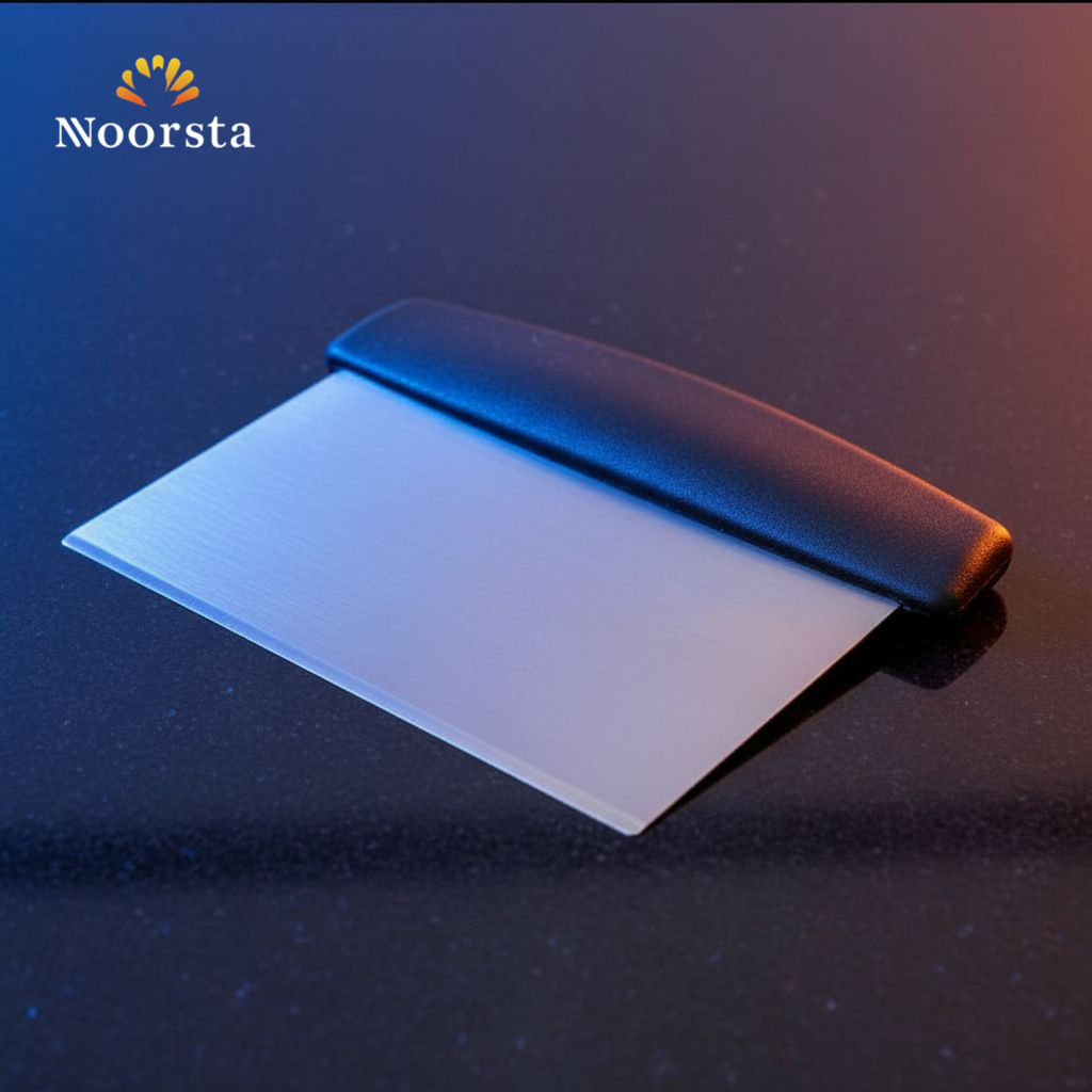 قطاعة عجين استانلس بمقبض متين - Versatile Stainless Steel Dough Scraper - Noorsta