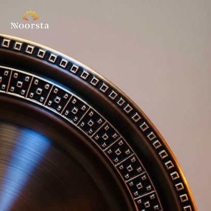 صينية كبسة شرقية تراثية مقاس 35 سم لتقديمات الضيوف الشيك - Authentic Oriental Kabsa Serving Tray 35cm - Noorsta