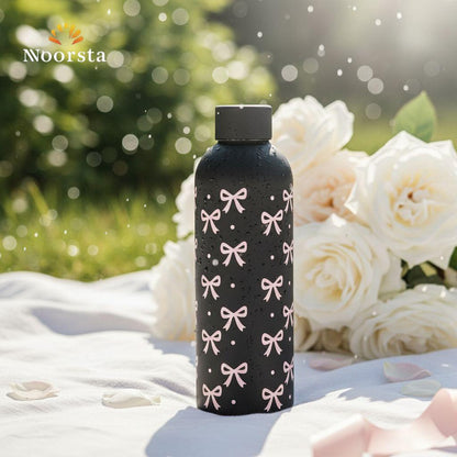 Midnight Ribbon Coquette Thermal Bottle