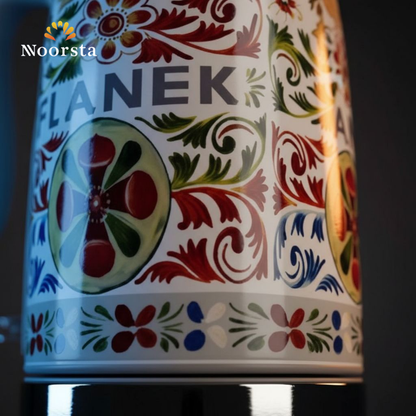 كاتل فلانيك بنقوش كلاسيكية شيك جدا لركن القهوة - Authentic FLANEK Patterned Electric Kettle with colorful vintage motifs - Noorsta