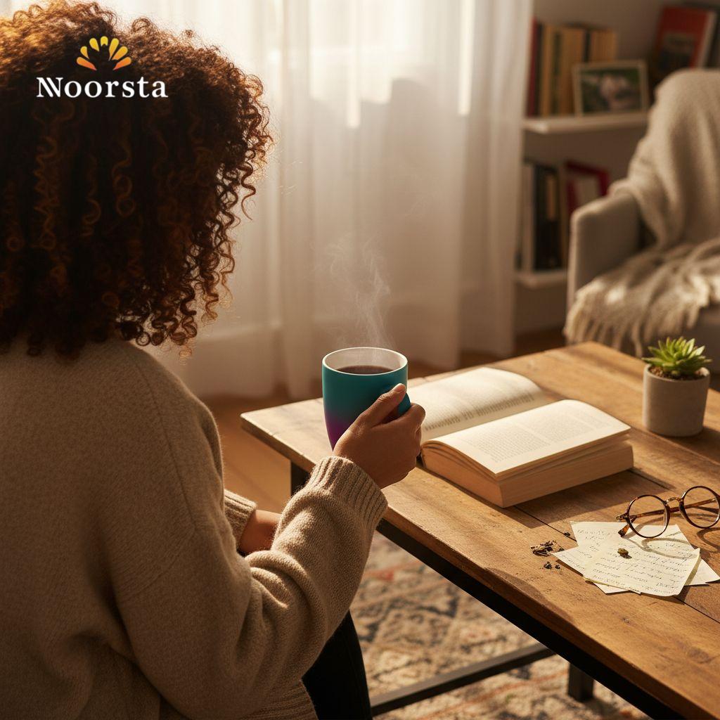 مج سيراميك مطفي فاخر بتدرجات الشفق القطبي